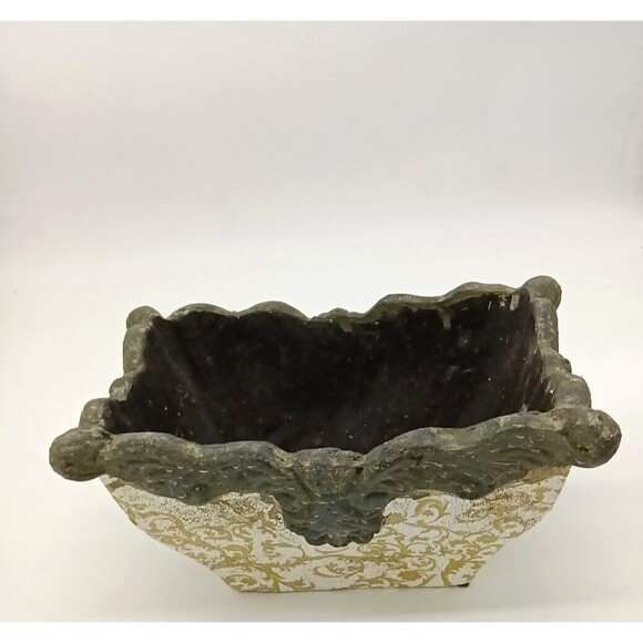 Vintage Redware Art Pottery Rectangle 10" Decorative Planter - Picture 1 of 8